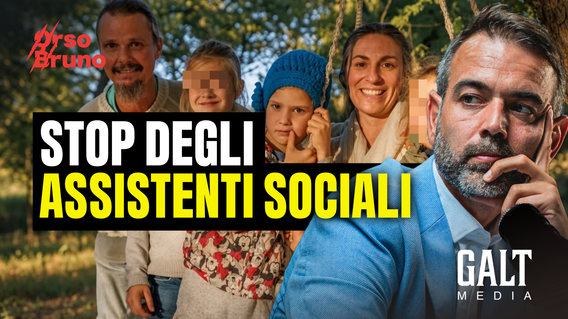 Orso Bruno famiglia nel bosco Francesco Borgonovo stop degli assistenti sociali