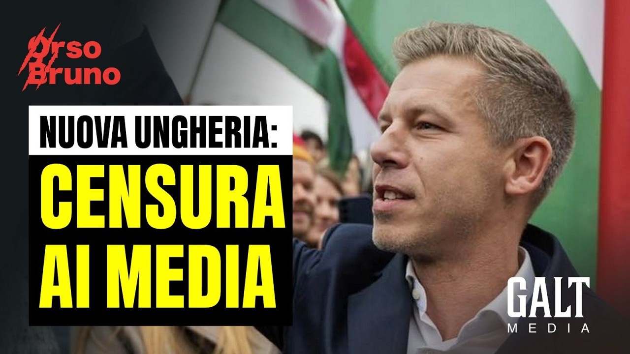 VIA AL DOPO ORBAN CENSURA AI MEDIA Orso Bruno Francesco Borgonovo mp image
